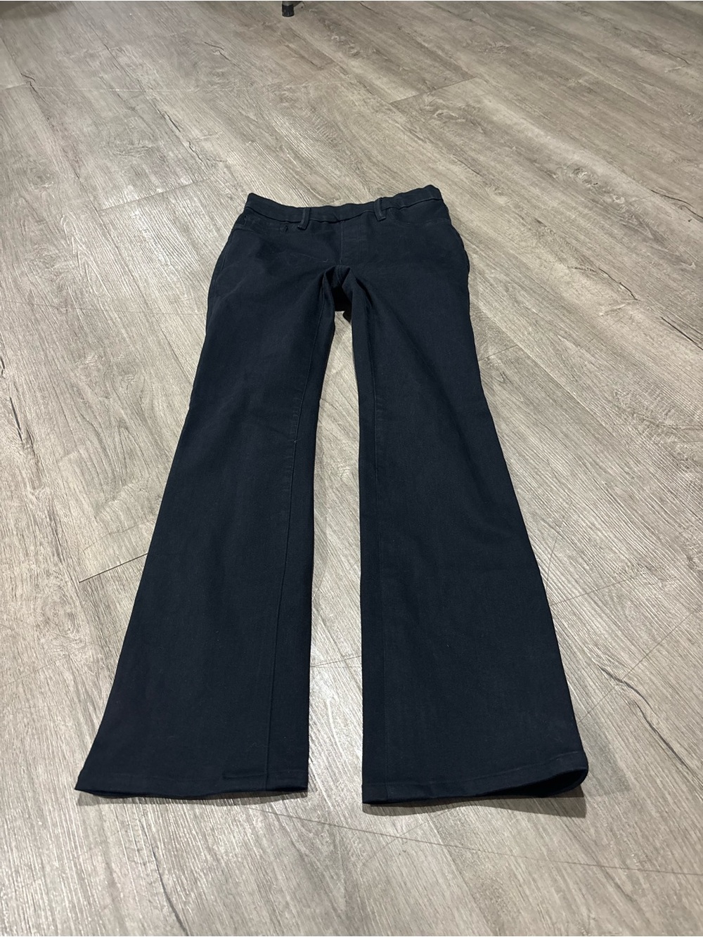 Good American Pull On Flare Pants Black Size Large - Picture 2 of 5